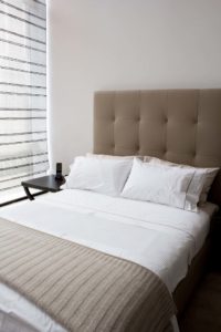 Bed with pillows