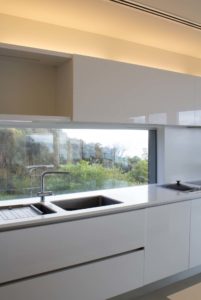 Water tap inside the kitchen